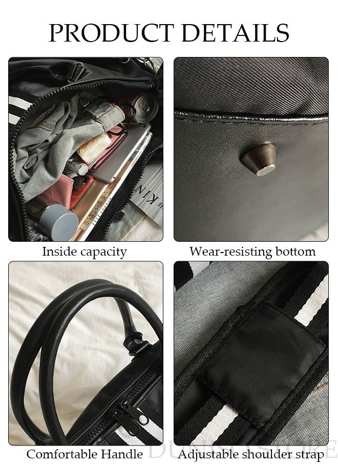 DUNISO Travel Duffel Bag Luggage Collection Business Travel Suitcase  Weekender Overnight Bag Large Carry On Airport Bag for Travel Business Trips Sports Duffel Bag Sports Gym Luggage Bags  - Image 4