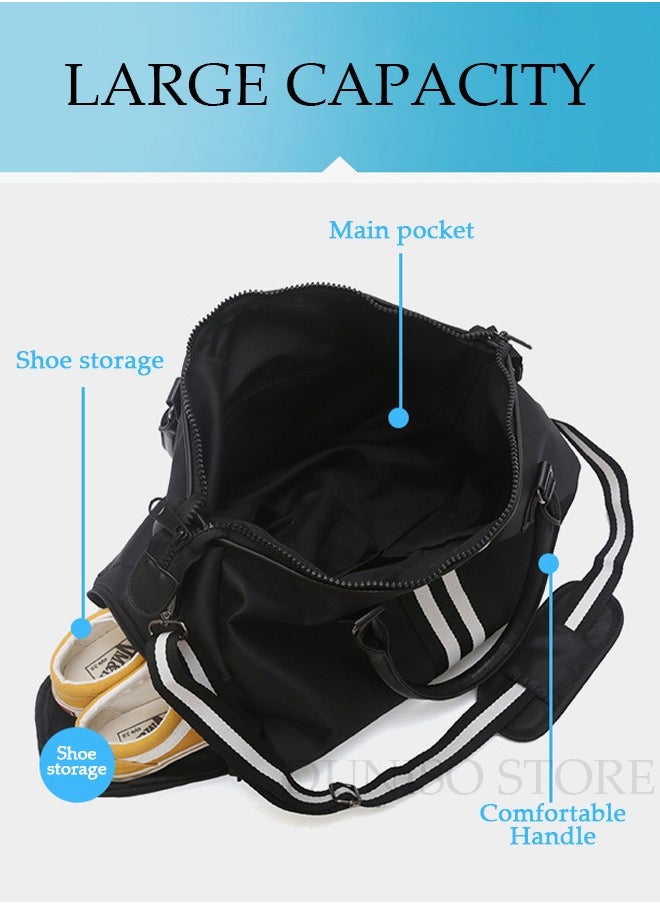 DUNISO Travel Duffel Bag Luggage Collection Business Travel Suitcase  Weekender Overnight Bag Large Carry On Airport Bag for Travel Business Trips Sports Duffel Bag Sports Gym Luggage Bags  - Image 3