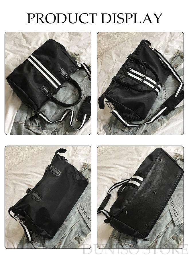 DUNISO Travel Duffel Bag Luggage Collection Business Travel Suitcase  Weekender Overnight Bag Large Carry On Airport Bag for Travel Business Trips Sports Duffel Bag Sports Gym Luggage Bags  - Image 5