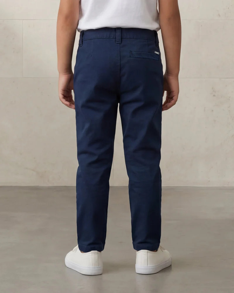 Redtag Boys Navy Chino Trousers