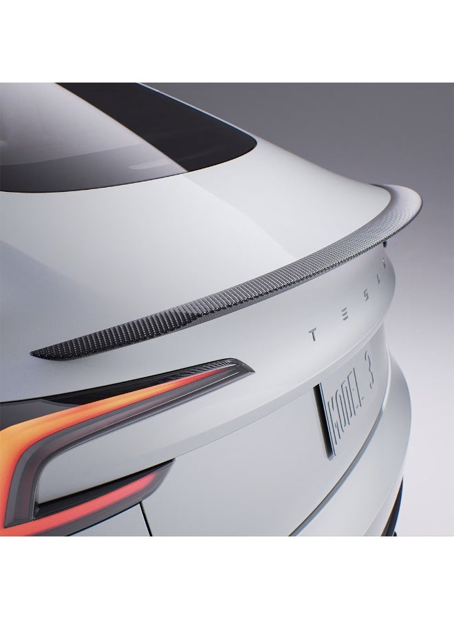 أتش بي أس جناح خلفي من ألياف الكربون لتسلا موديل Y – تشطيب غير لامع - Image 4