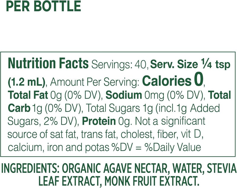Whole Earth Stevia & Monk Fruit Liquid Sweetener, Original Flavor, 1.62 Fl Oz Squeeze Bottle (Pack of 12) - Image 2
