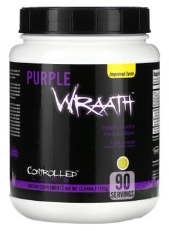 controlled labs Purple Wraath Purple Lemonade 2.54 lbs (1152 g) 