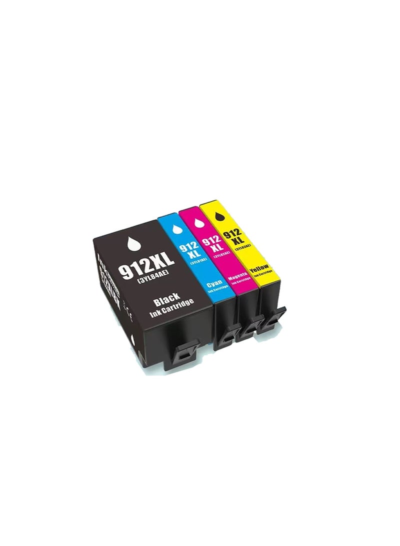 Compatible for HP 912XL 912 Ink Cartridges for OfficeJet OfficeJet Pro 8022 8028 8035 4PK - Image 1