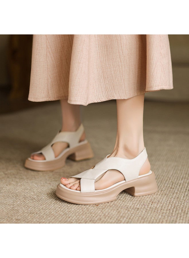 AME Fashion Hot Thick-soled Casual Sandals, Height-increasing And Slimming Sandals, Comfortable Summer Sandals - Image 5