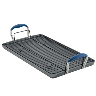 Anolon Advanced Home Hard Anodized Nonstick Double BurnerFlat GrillGriddle Rack 10 Inch x 18 Inch Indigo - pzsku/ZCC7D11070A8FCA558D0CZ/45/1750416760/95f40635-9284-4aca-8334-da6e59e2b8ea