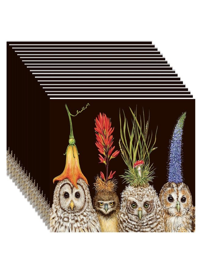 Hester & Cook Baby Owls Disposable Paper Placemats - Designed by Vicki Sawyer American Made - 18 Sheets per Pad - Image 2