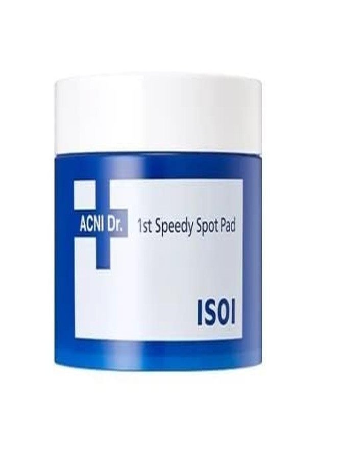 اي اس او اي ضمادات ISOI ACNI Dr. 1st Speedy Spot Pad، 60 قطعة (110 غرام)، ضمادات مهدئة للاحمرار والعيوب، منتجات العناية بالبشرة الكورية - Image 1