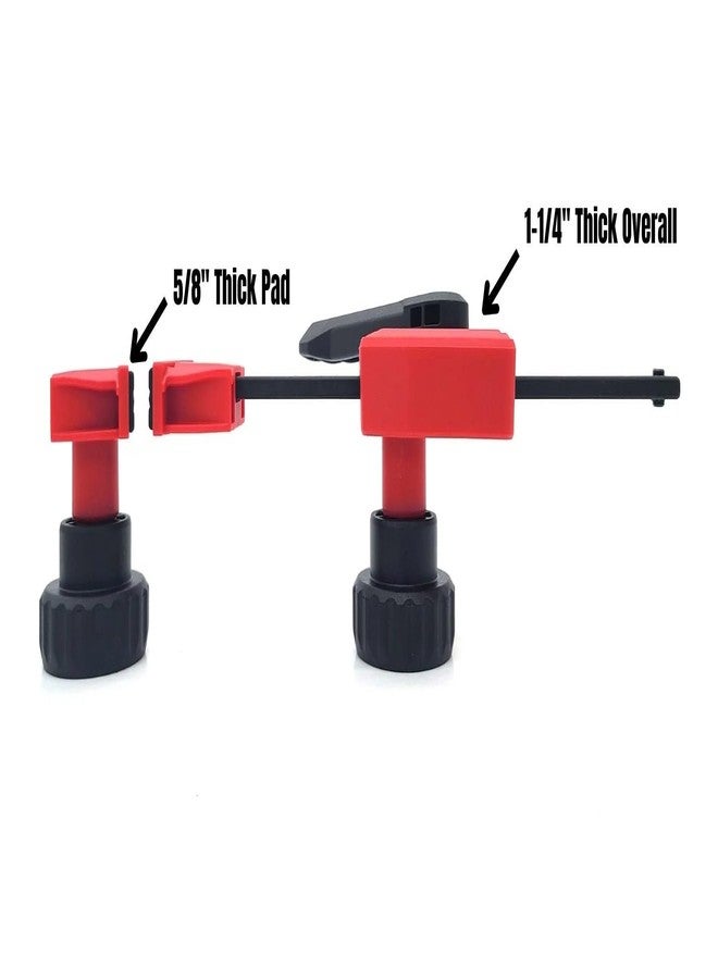 Taytools 12-Piece MFT Table Clamp Kit - 10' Vertical & Horizontal Clamps, Bench Dogs & Locking Knobs - Fits Tables with 20mm Dog Holes - Image 4