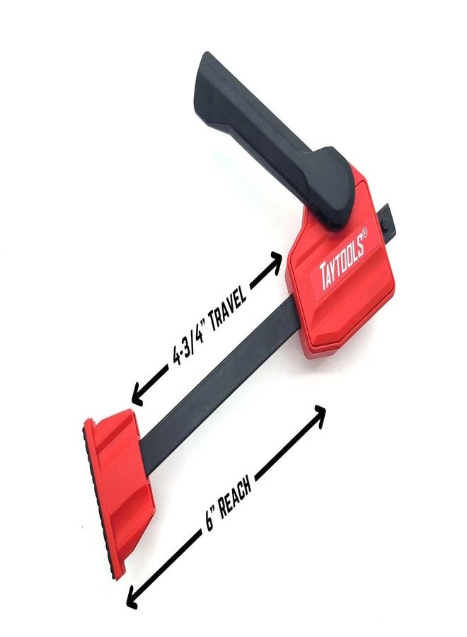 Taytools 12-Piece MFT Table Clamp Kit - 10' Vertical & Horizontal Clamps, Bench Dogs & Locking Knobs - Fits Tables with 20mm Dog Holes - Image 2