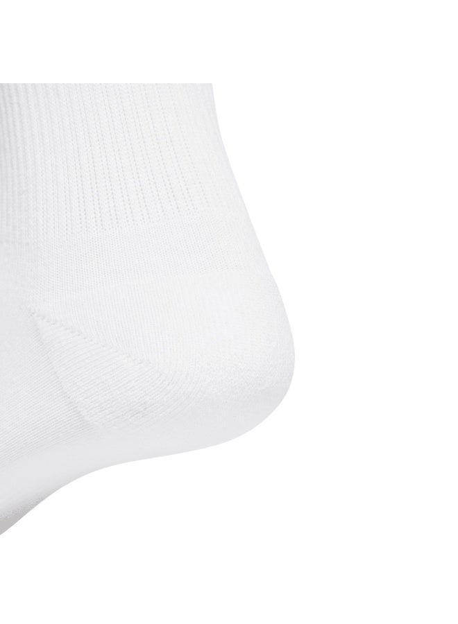 Adidas Logo Pack 3Pp White Training Socks For Unisex 10K - 11.5K