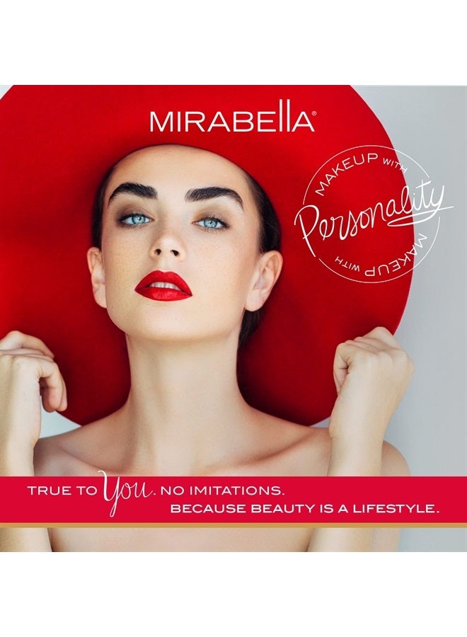 Mirabella Quick Brow Powder, Medium/Dark - Powder Filler for Beautiful Eyebrows - Skin-Conditioning and Nourishing Shea Butter - Long-Lasting and Buildable Formula with Zero Fallout - Paraben-Free - Image 2