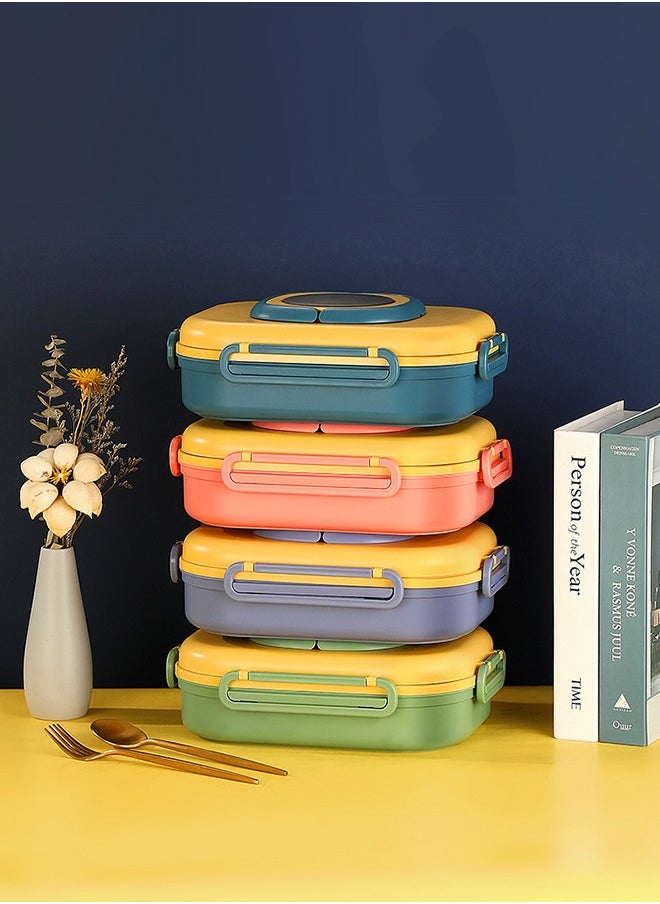 Shuer - Lunch Box For Girl Boy Kids 1500ML With Tableware Portable Heated Sealed Insulated Leak Proof Bento Box Meal And Fruit Container - Image 1