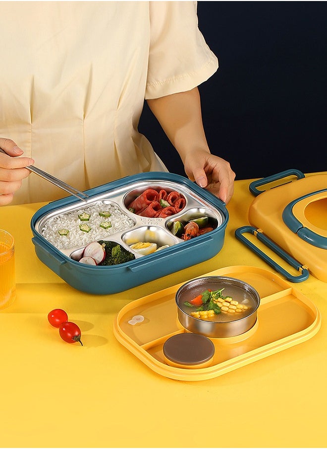 Shuer - Lunch Box For Girl Boy Kids 1500ML With Tableware Portable Heated Sealed Insulated Leak Proof Bento Box Meal And Fruit Container - Image 1