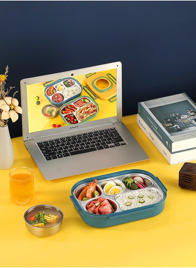 Shuer - Lunch Box For Girl Boy Kids 1500ML With Tableware Portable Heated Sealed Insulated Leak Proof Bento Box Meal And Fruit Container - Image 1