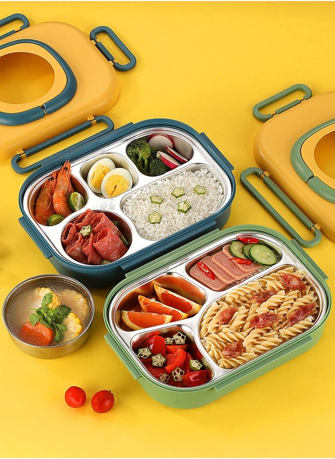 Shuer - Lunch Box For Girl Boy Kids 1500ML With Tableware Portable Heated Sealed Insulated Leak Proof Bento Box Meal And Fruit Container - Image 1