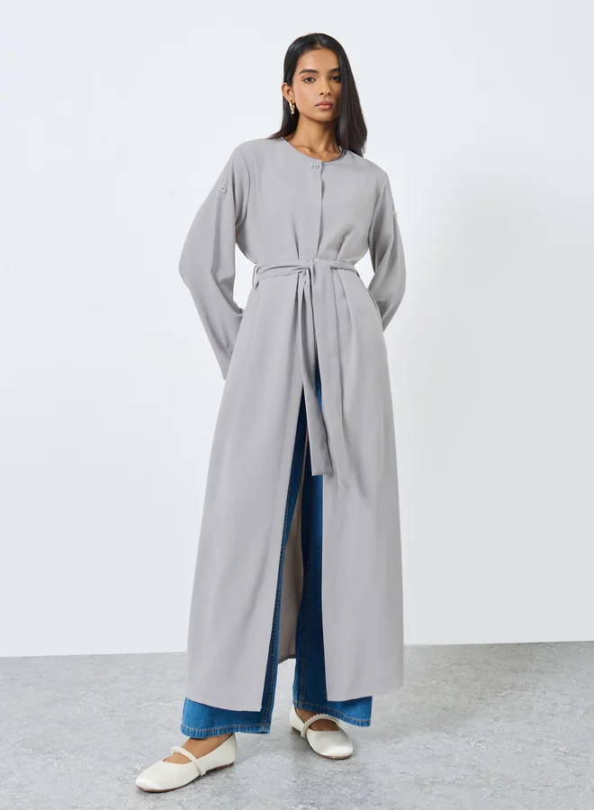 تايك تو حزام كيمونو مزين بالخرز