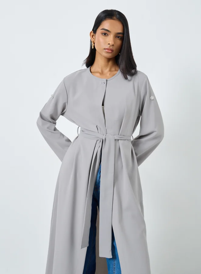 تايك تو حزام كيمونو مزين بالخرز