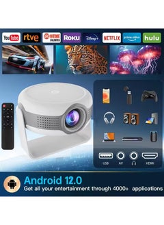 Tripsky Tripsky T269pro Android 12.0 Projector Smart Portable HD Mini 4K Proyector 1080P Auto Correction Home Theater Projecteur  - Image 4