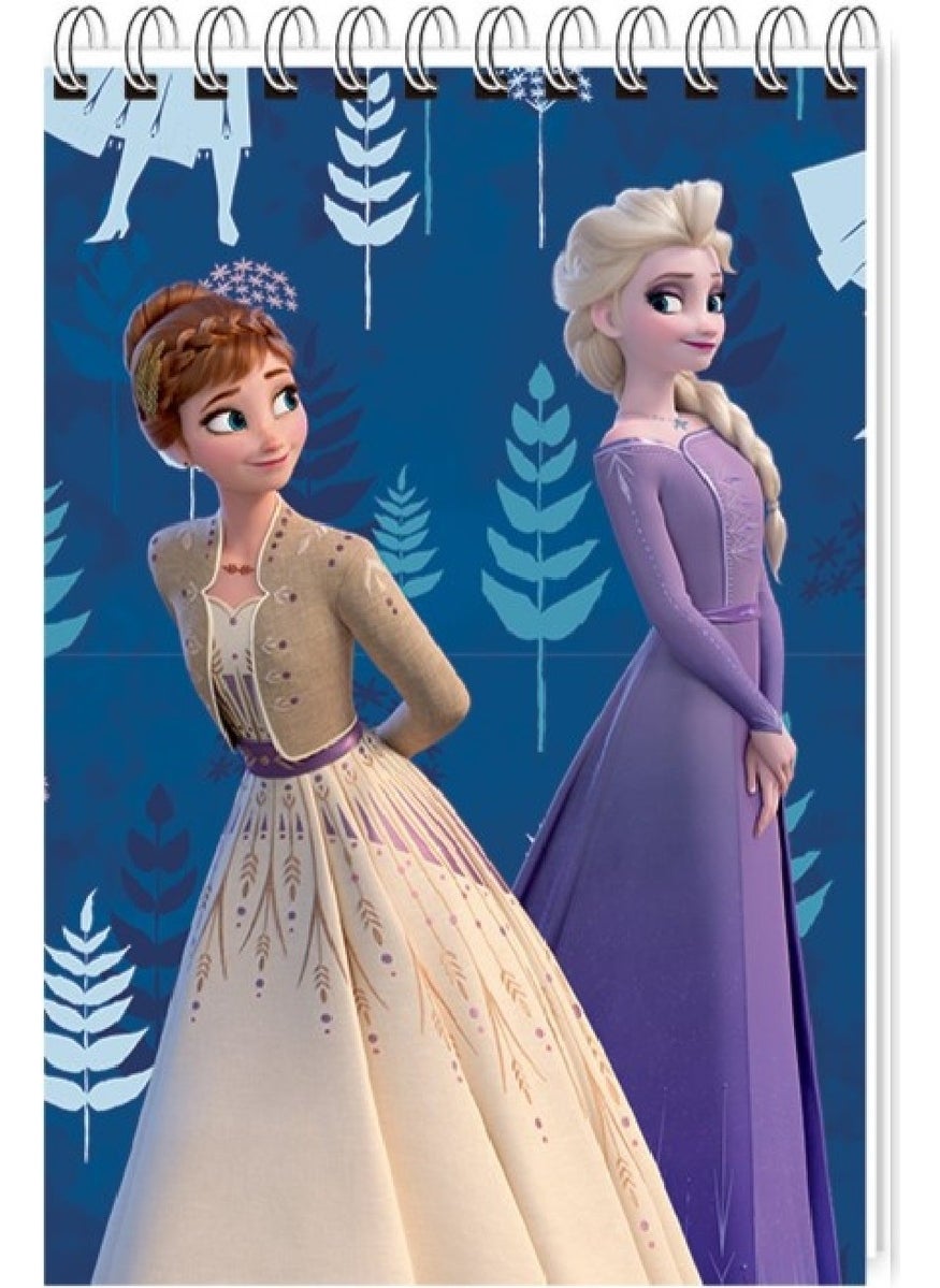 Keskin Color Frozen II A7 42 Sheets Squared Spiral Notebook  - Image 3