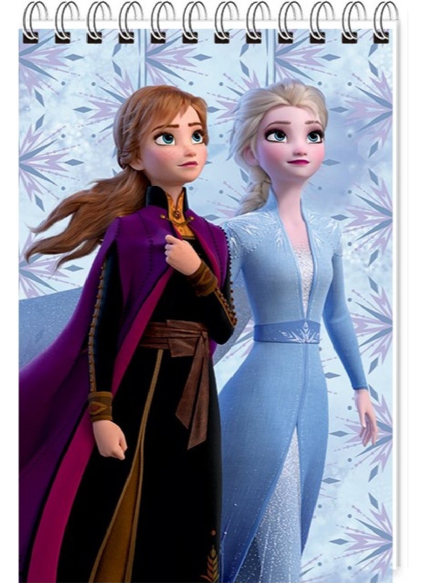 Keskin Color Frozen II A7 42 Sheets Squared Spiral Notebook  - Image 5