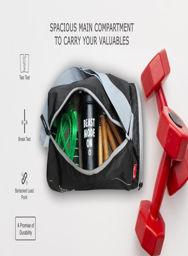 Sfane Gym Bags for Men Sports Gym Bag for Women Duffle Bags for Gym, Duffel Bags Sports Bag - Black - Image 2