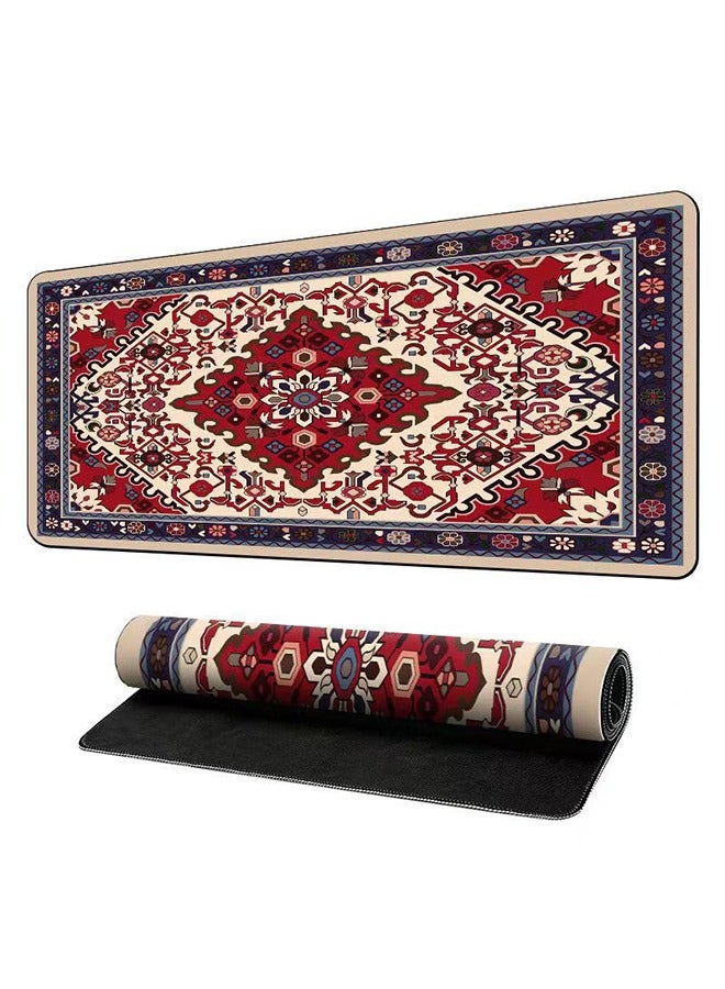 Extended Large Gaming Mousepad XL Big Long Oversized Desk Mat Stitched Edges 31.5 X 11.8 Inch for Home Office