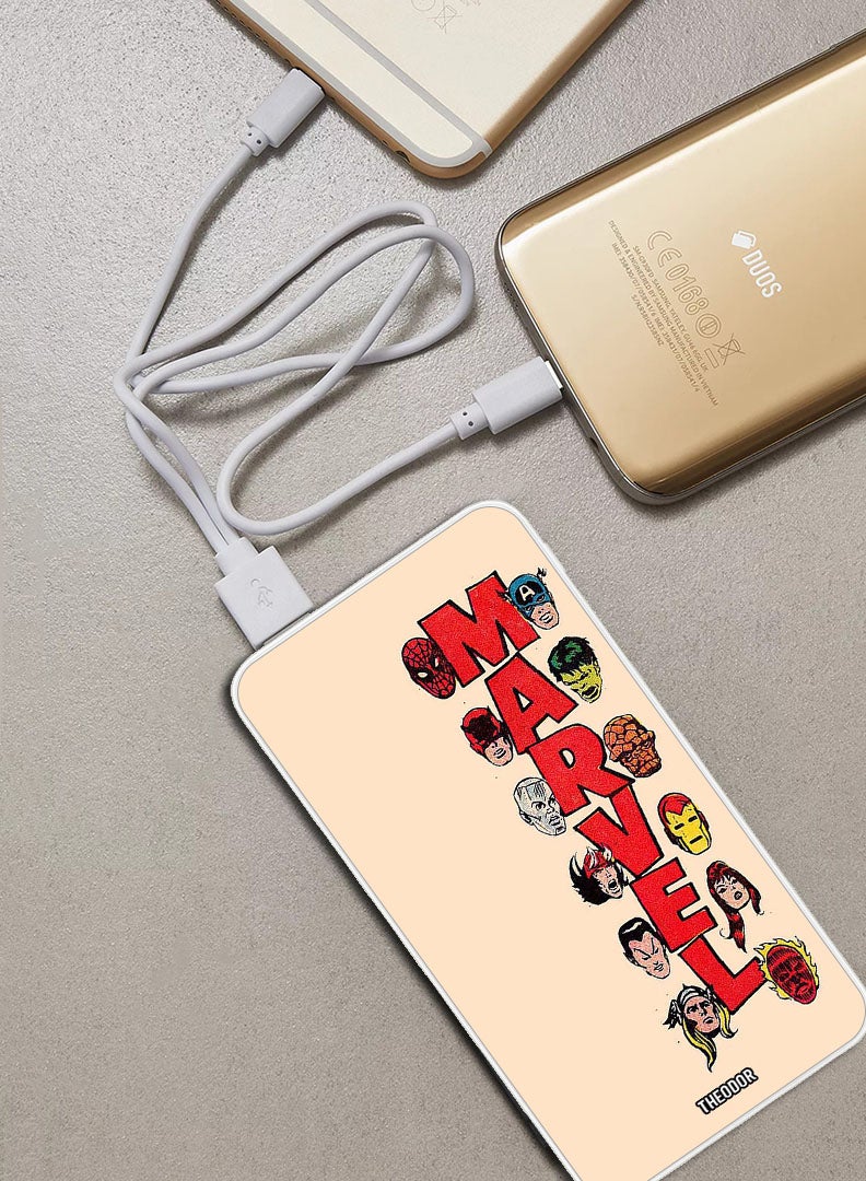 Theodor 10,000 mAh Super Fast Charging Ultra Compact Power Bank with Quick Charge & Power Delivery, Portable Charger For iPhone and Android Marevl - Image 2