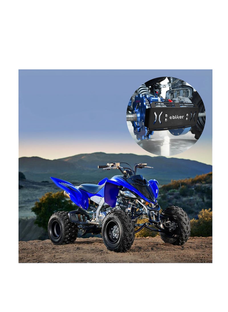 General - CNC-machined Rear Bumper Bash Guard For Yamaha Raptor 700R  Black - Image 1