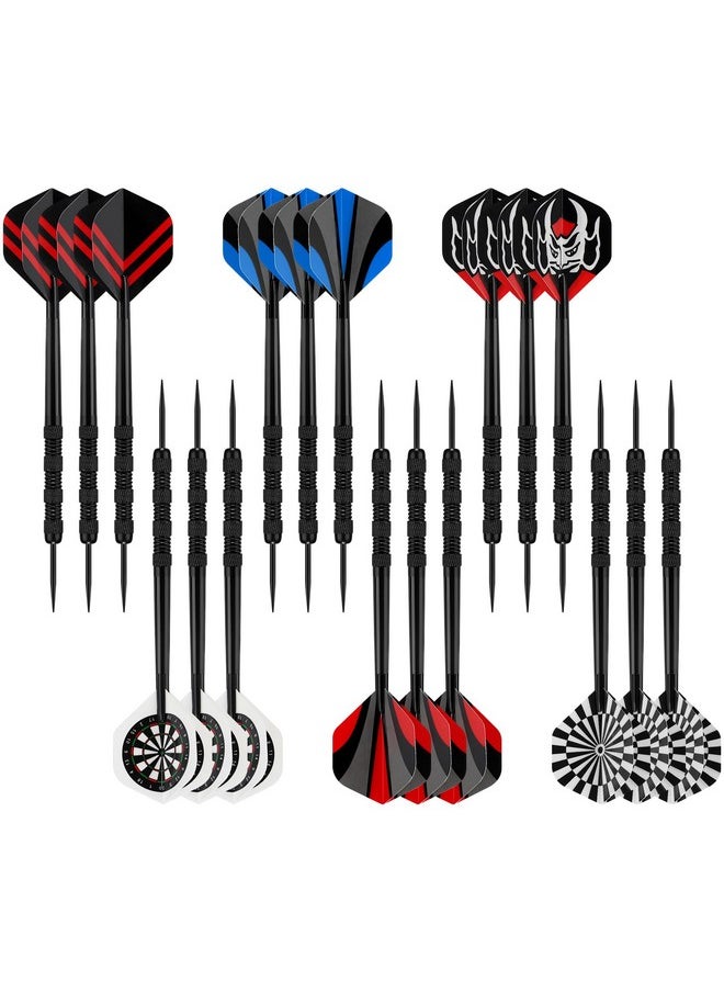 accmor Steel Tip Darts, Professional Metal Darts, Darts Metal Tip Set, Metal Darts For Dartboard,18 Pcs  - Image 1