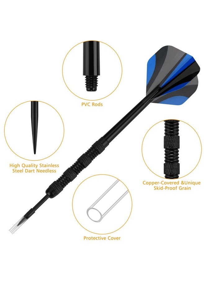 accmor Steel Tip Darts, Professional Metal Darts, Darts Metal Tip Set, Metal Darts For Dartboard,18 Pcs  - Image 3
