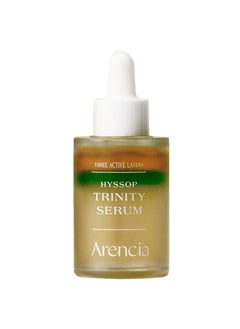 arencia Arencia Hyssop Trinity Serum - Face Serum for Hydration, Glow, Long-Lasting Moisture, Pore Tightening, Blurring, Anti-Aging - Fresh Ingredients, 3 Active Layers 