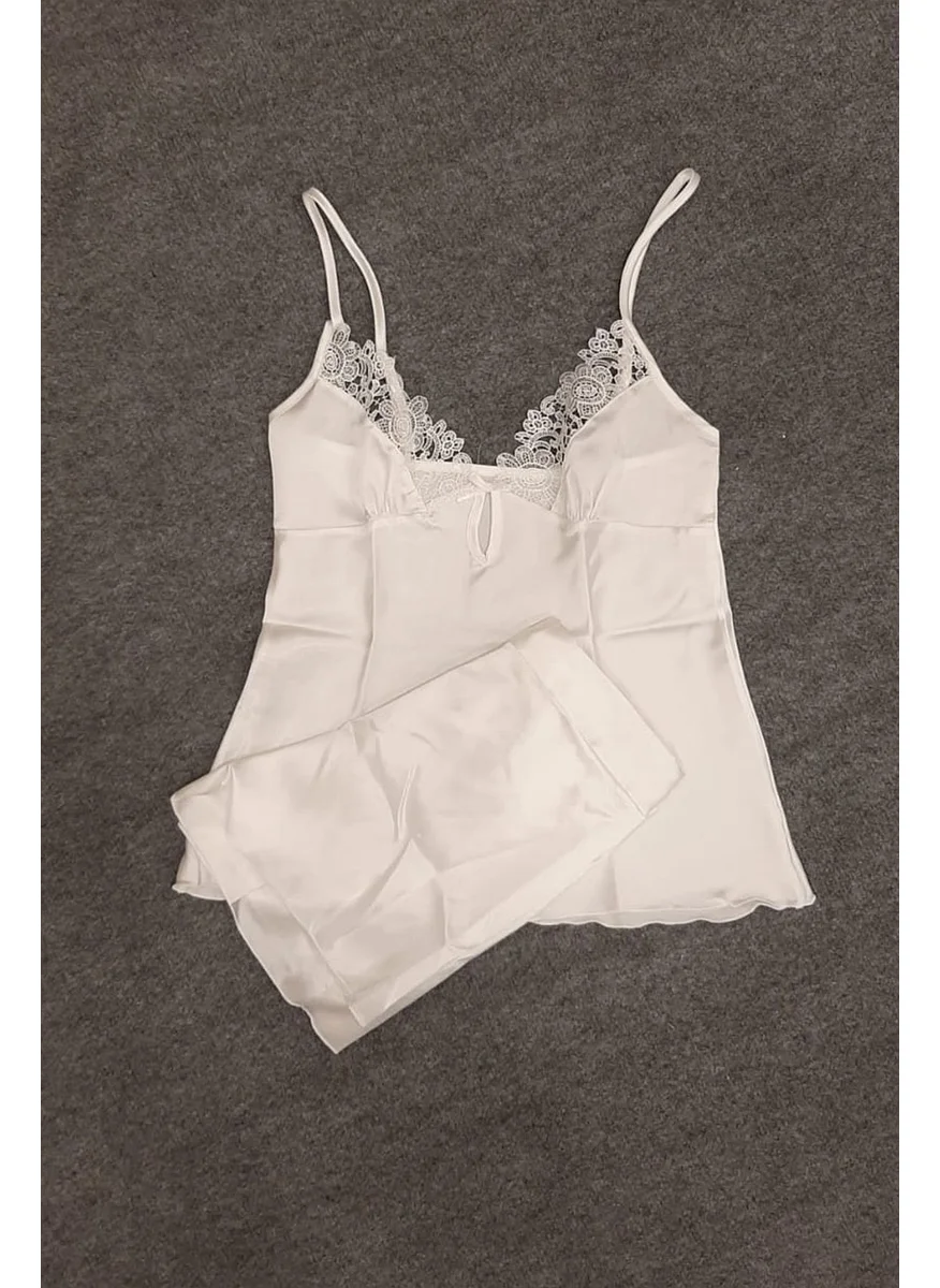 دوشيس 7625 Dowry Lace Satin Set of 6 -Ecru