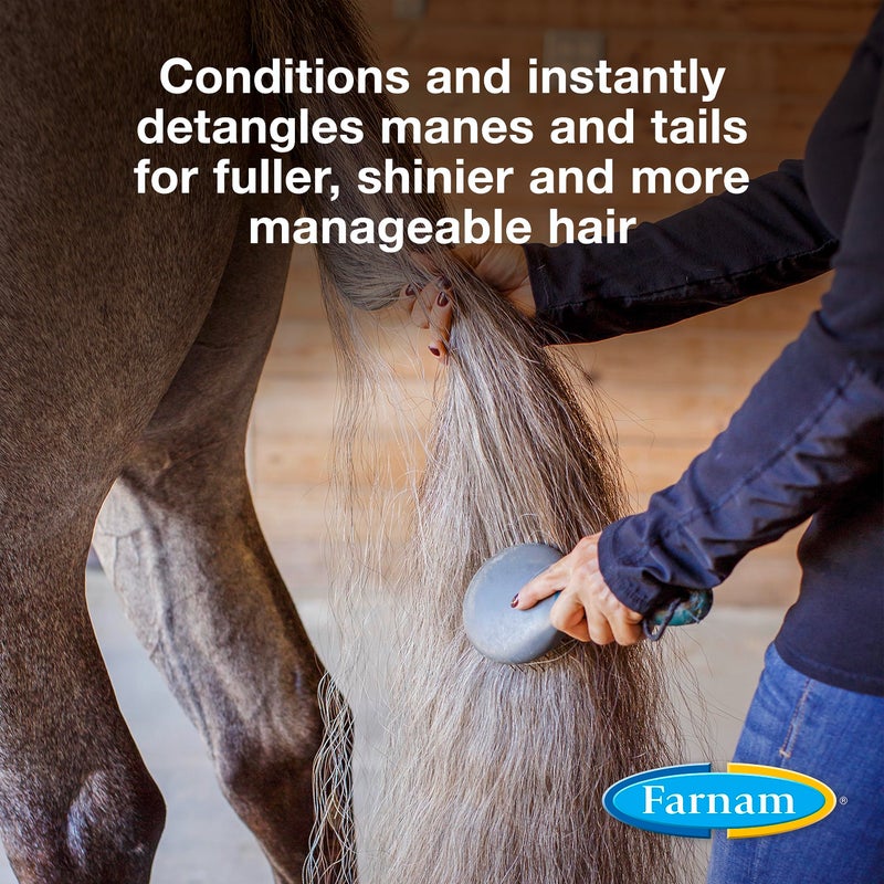 Farnam Vetrolin Instant Detangler and Conditioner for Horse Manes and Tails, 12 Oz - Image 2