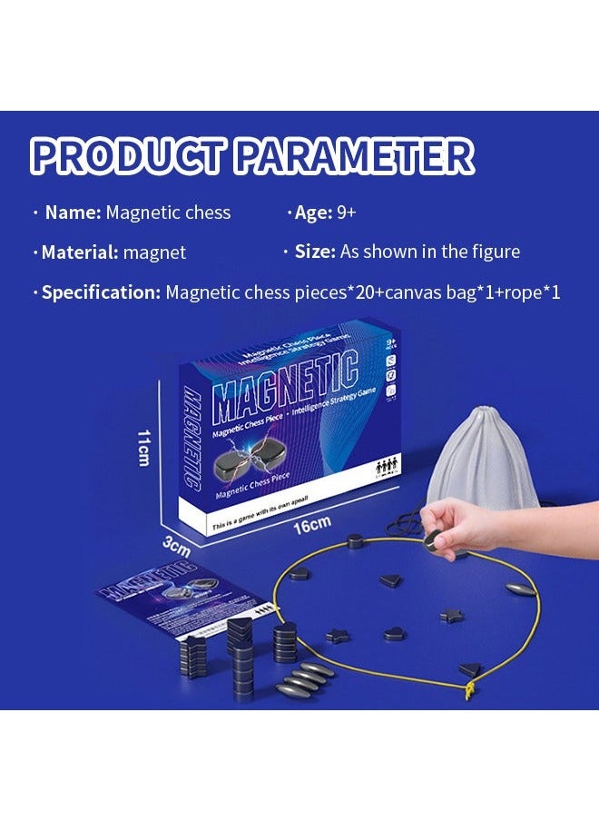 NIBEMINENT - Multi-Purpose Magnetic Board Game Set, Reusable Tabletop Game, Durable, Multi-Person Interaction, Suitable For Home, Classroom, Party - Image 1