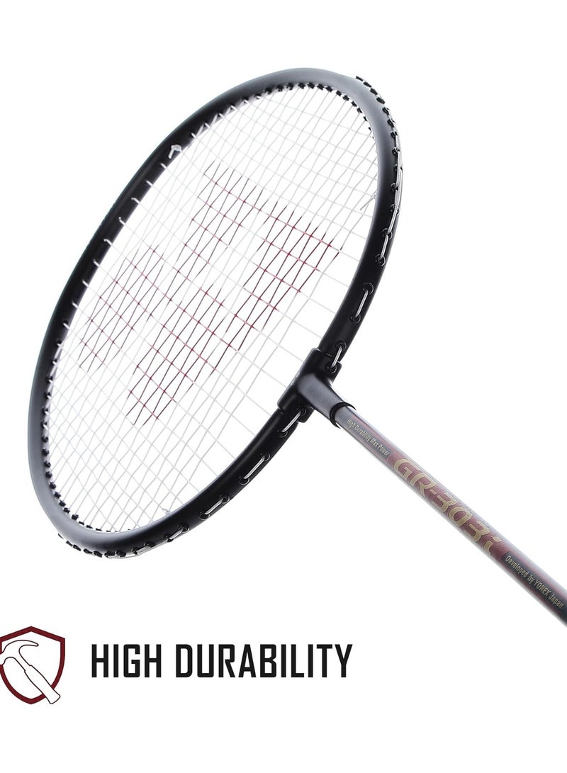Yonex GR 303i Aluminium Blend Badminton Racquet with Full Cover Black - Image 3