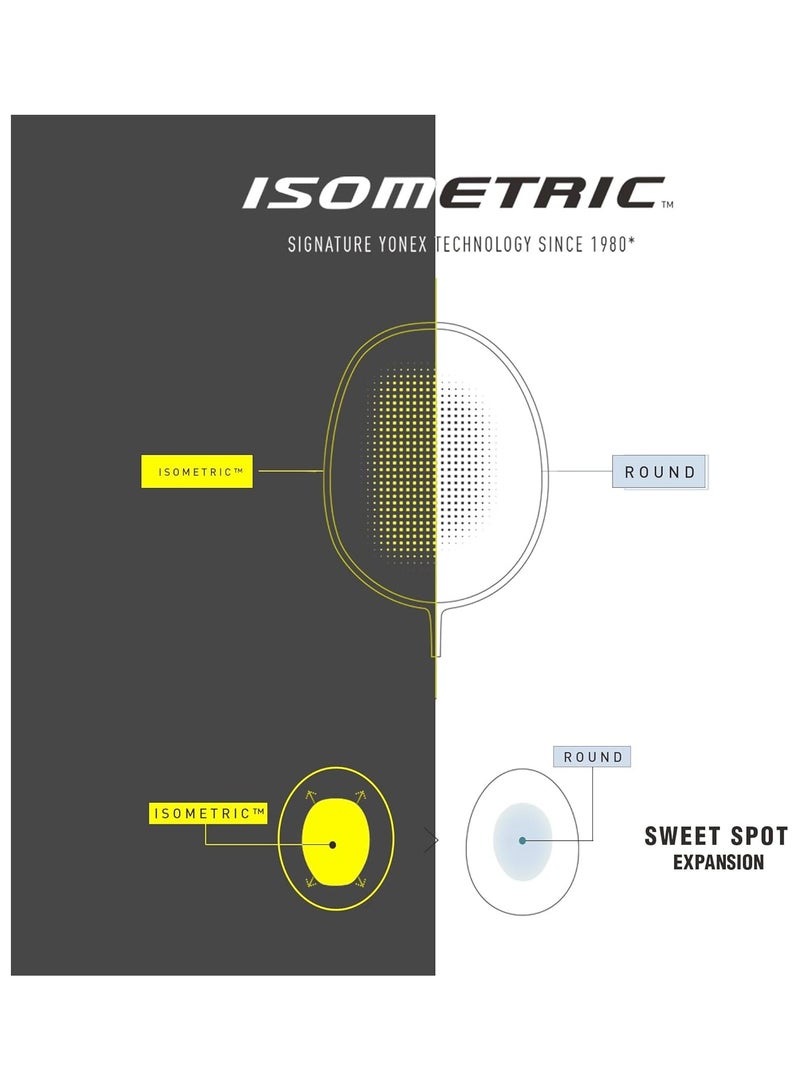 Yonex GR 303i Aluminium Blend Badminton Racquet with Full Cover Black - Image 4