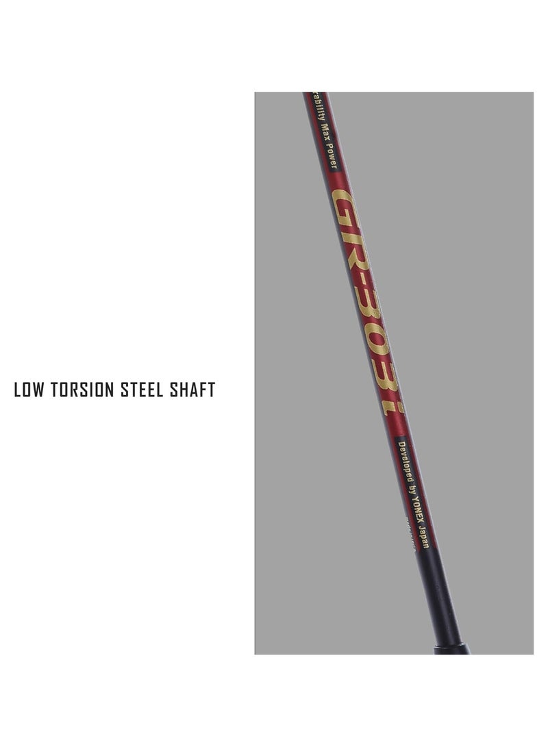 Yonex GR 303i Aluminium Blend Badminton Racquet with Full Cover Black - Image 5