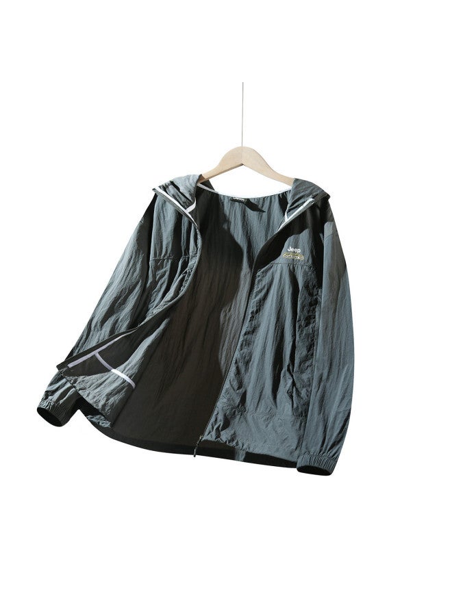 Jeep Sun Protection Upf50+】summer Lightweight Ice Silk Breathable Kids Sun Protection Clothing Cool Touch Skin-friendly - Image 2