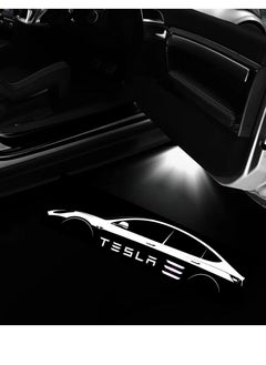 RAYMOS Tesla Model 3 Door Logo Light Puddle Light New Design Welcome Projector Logo Light For Tesla Model 3  - Image 1