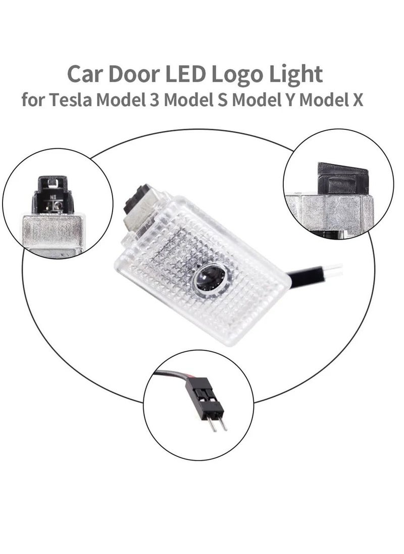 RAYMOS Tesla Model 3 Door Logo Light Puddle Light New Design Welcome Projector Logo Light For Tesla Model 3  - Image 4
