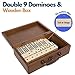 WE Games Double 9 Dominoes in Engraved Wooden Treasure Box Dominoes Set for Adults Personalized Gifts - Image 4