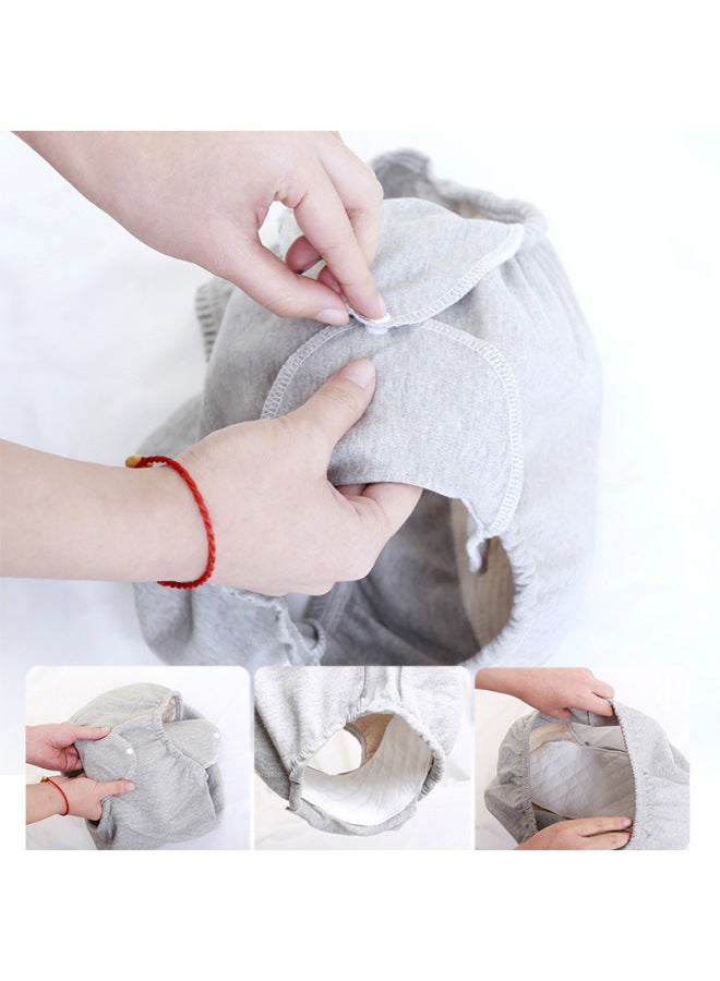 ملابس داخلية حفاضات لكبار السن، مقاومة للتسرب، حفاضات قطنية ناعمة، حفاضات كبار السن قابلة للغسل - Image 3