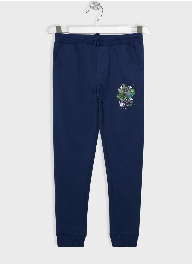 Pinata Boys Pack Of 2 Printed Jogger Set