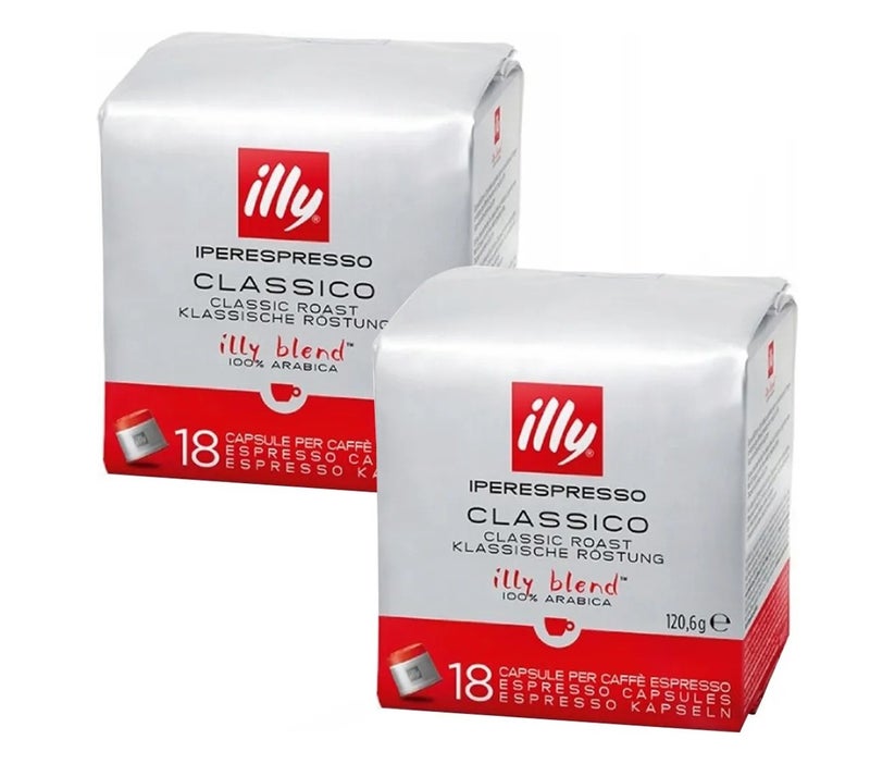 illy Iperespresso Classico Coffee Capsules – Medium Roast, 100% Arabica, Single-Serve Pods – Pack of 2 - Image 1