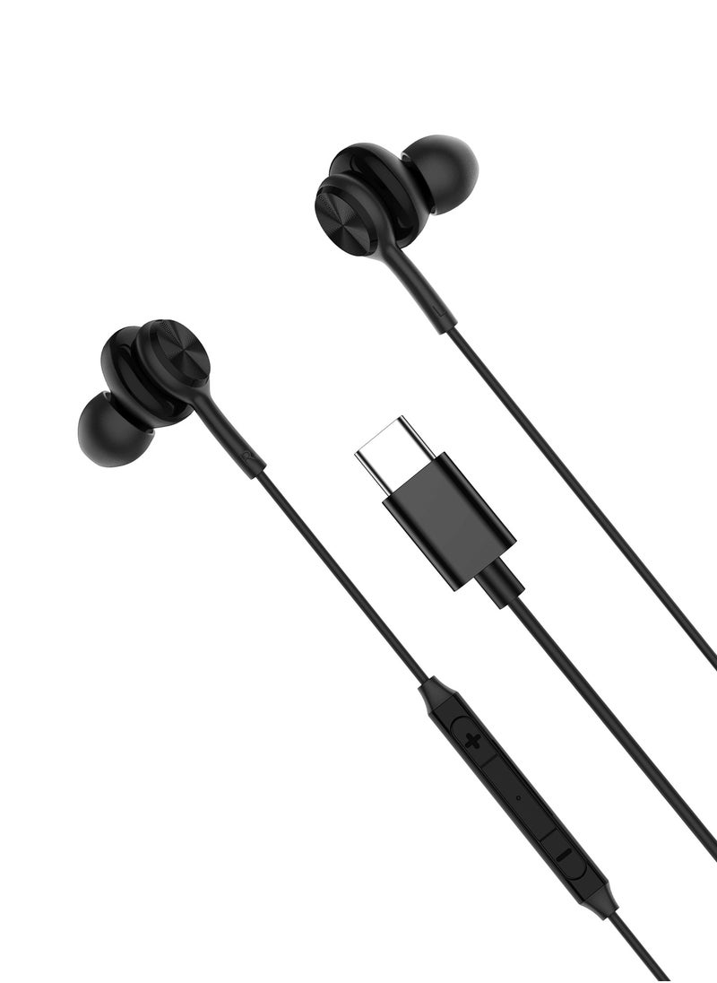 RUSH C Type-C Wired Earphones - Black - pzsku/ZCC7DEDB64F27590C0926Z/45/_/1708601520/0e8d4af9-d718-445e-976a-abdc6d479847