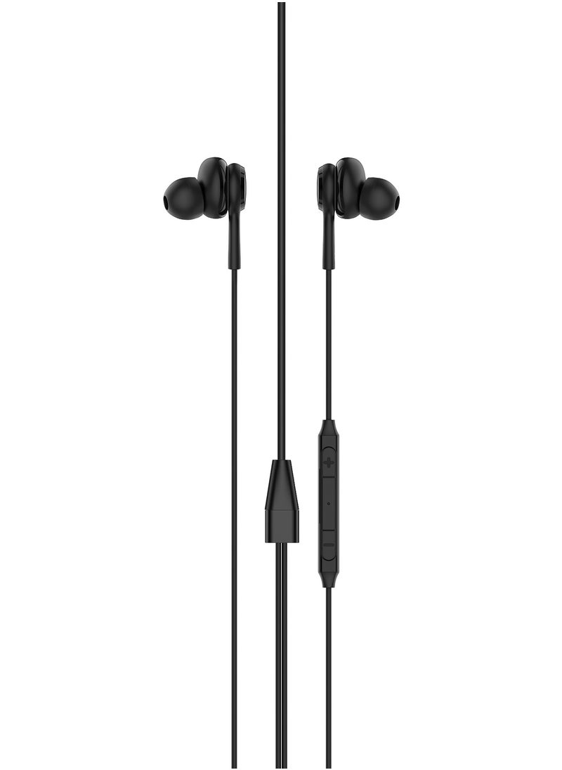 RUSH C Type-C Wired Earphones - Black - pzsku/ZCC7DEDB64F27590C0926Z/45/_/1708601521/bbc94a1c-3b7d-4fb9-9c7f-5d99f09e3bf1