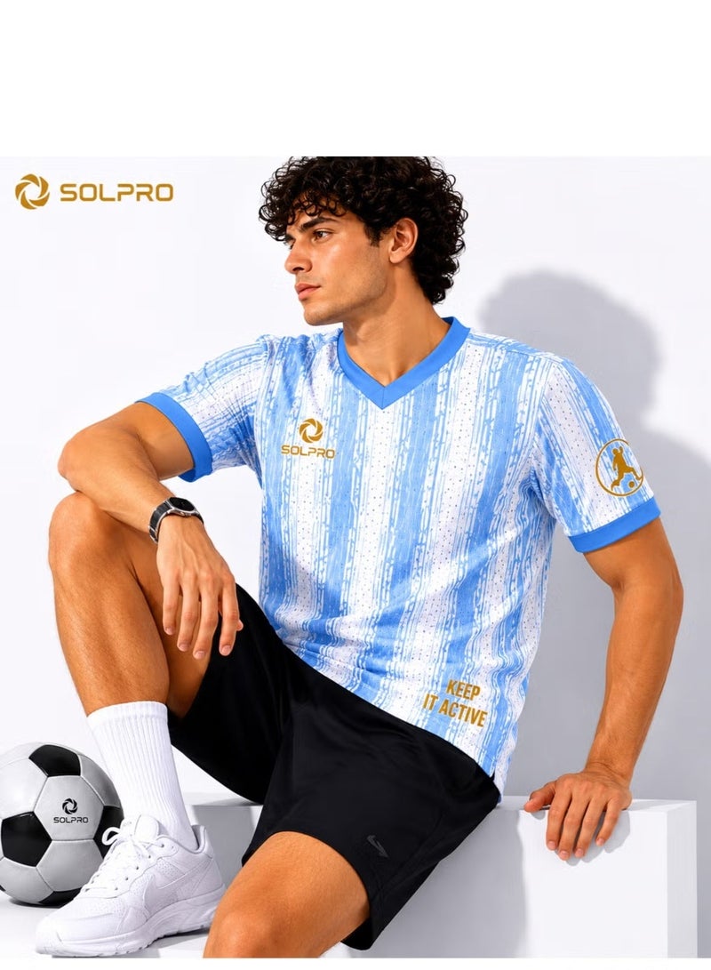 SOLPRO قميص مشجعي كرة القدم SOLPRO للرجال والنساء | قميص مطبوع للأرجنتين - Image 1