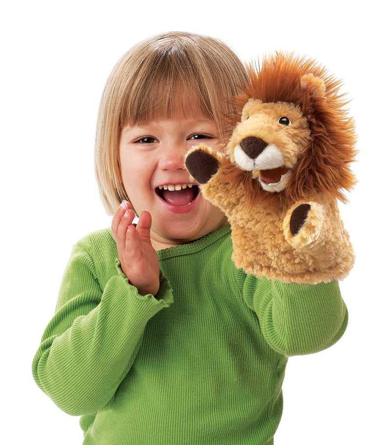 Folkmanis Little Lion Hand Puppet, Tan, 1 EA - Image 3