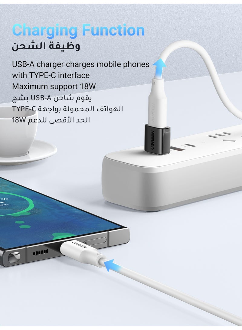 Ugreen 3Pack USB to Type C Adapter USB Converter USB A Male to Type C Female USB Charger 18W 5Gbps Fast Data Transfer Compatible With iPhone 17 Pro Max Samsung Galaxy S25 S24 Ultra For Laptop Camera - Image 3